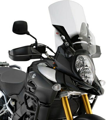 Givi / ジビ ウインドスクリーン Suzuki DL 1000 V-Strom 14-19 クリア dim. HxW 50x395cm 22 cmノーマルより高い | D3105ST