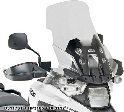 Givi / ジビ ウインドスクリーン Suzuki DL 1050 V-Strom クリア dim. 575x505cm | D3117ST