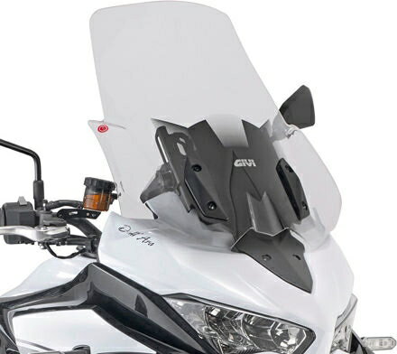 Givi / ジビ ウインドスクリーン Kawasaki Versys 1000 19- クリア dim. HxW 53x485 cm | D4126ST