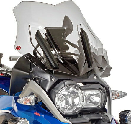 Givi / ジビ Sport ウインドスクリーン BMW R 1200 GS 17-18 R 1250 GS R 1250 GS Adventure ライトスモーク dim. HxW 355x44 cm | D5124B