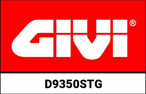 GIVI /  Wind shield transparent- height- 505 x 430 mm | D9350STG