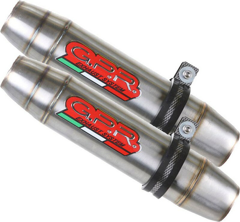 GPR / ジーピーアール オリジナル Ducati Scrambler 800 2017/20 E4 Pair Homologated スリップオン Catalized Deeptone Inox | D