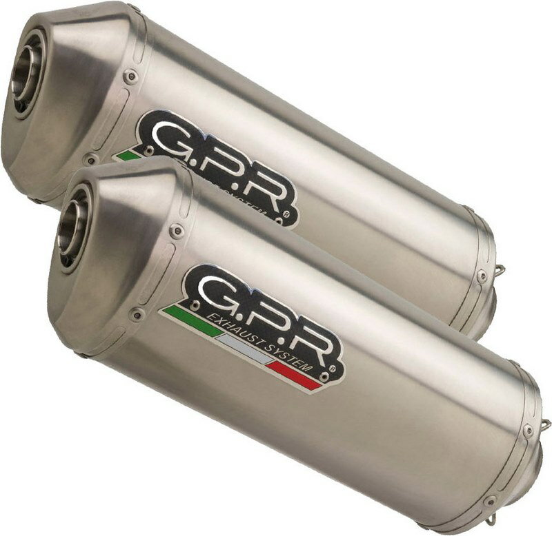 GPR / ジーピーアール オリジナル Honda Vtr 1000 Sp-1 2000/01 Pair Homologated スリッポンエキゾースト Satin