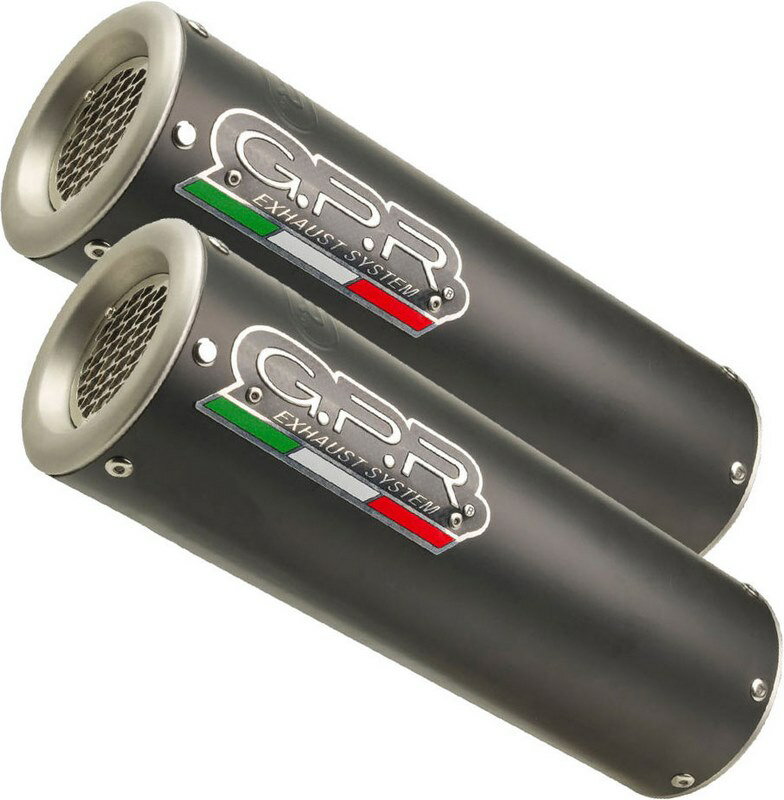 GPR / ジーピーアール オリジナル Suzuki Gsx-R 1000 K7 2007/08 Pair Homologated スリッポンエキゾースト M3 B