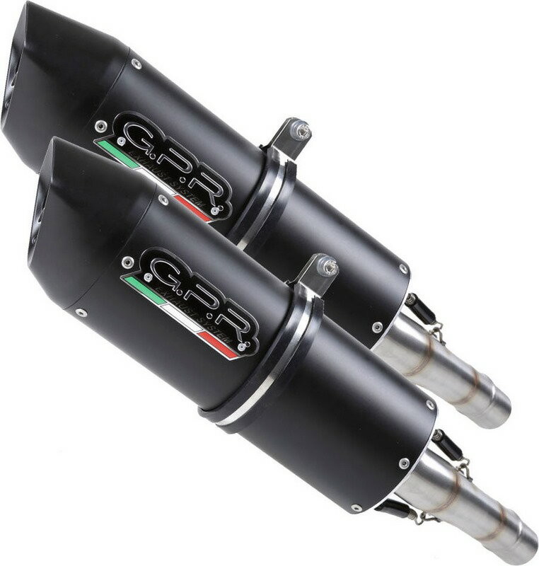 GPR / ジーピーアール オリジナル Yamaha Xjr 1200 4Pu/4Rb 1995/97 Pair Homologated スリッポンエキゾースト F