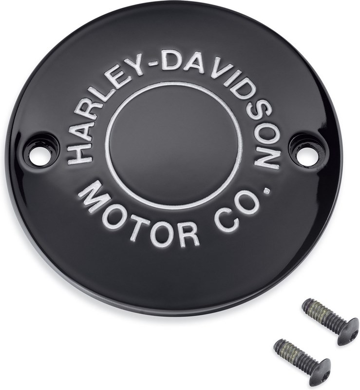 ハーレーダビッドソン タイマーカバー MOTOR CO ロゴ 04年以降 XL ブラック | 25600134