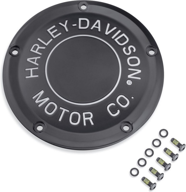 ハーレーダビッドソン ダービーカバー MOTOR CO ロゴ 99年-17年 Twin Cam ブラック | 25701020