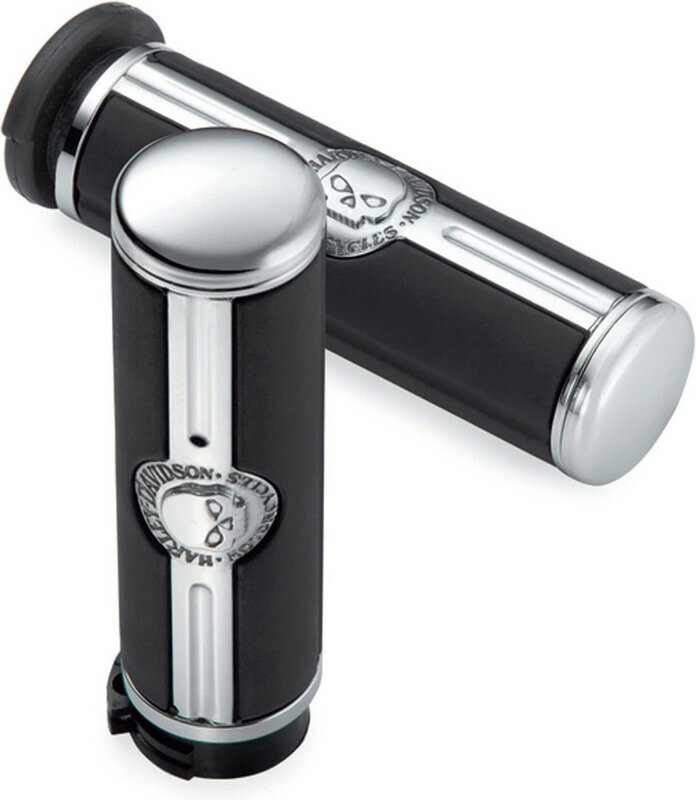 ハーレーダビッドソン ハンドグリップ スカル ミディアム/1.5インチ径(38mm) | 56740-04