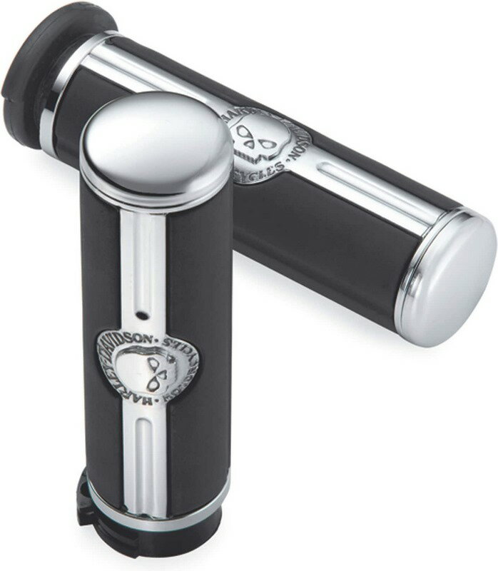 ハーレーダビッドソン ハンドグリップ スカル スモール 1.3インチ径(33mm) | 56751-04