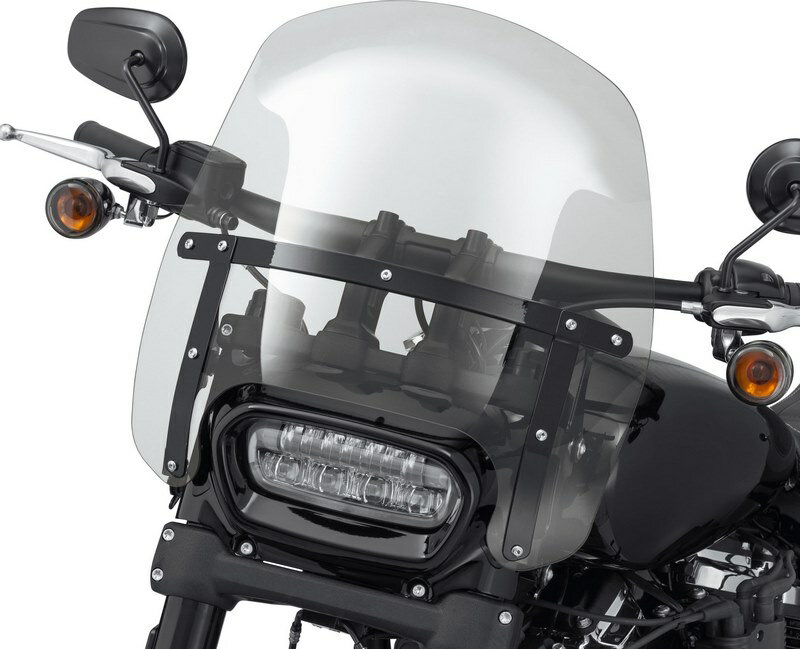ハーレーダビッドソン デタッチャブル コンパクト ウインドシールド 18年以降 FXFB、FXFBS スモ