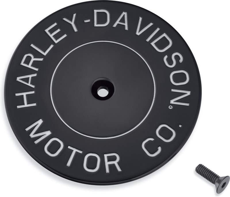ハーレーダビッドソン エアクリーナートリム MOTOR CO ロゴ 18年以降 FLDE/FLHC ブラック | 61301005