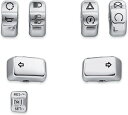 ハーレーダビッドソン スイッチキャップ 14年以降 XL クローム クルーズ | 71500441