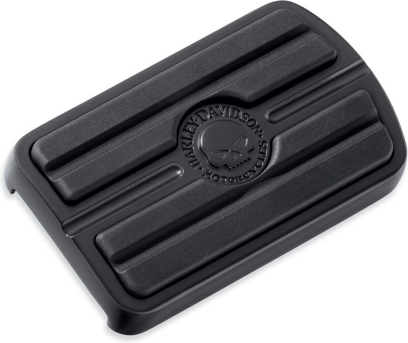 ハーレーダビッドソン ブレーキペダルパッド スカル 大 18年以降 黒 | 50600345
