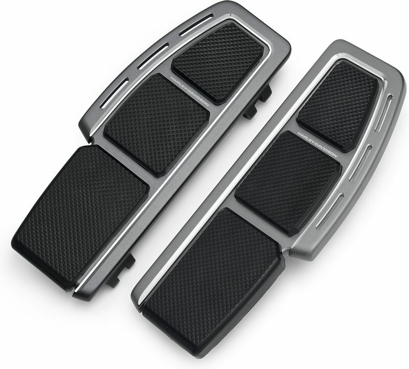 Harley-Davidson Adversary Collection Footboards - Graphite - Rider | 50502250