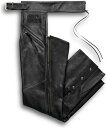 Harley-Davidson Distressed Leather Chaps For Men- Black 98102-16VM