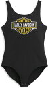 Harley-Davidson Women'S Bar & Shield Bodysuit- Black Beauty | 96378-21VW