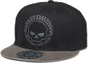 Harley-Davidson Men'S Willie G Fitted Cap- Black/Gray | 99405-22VM