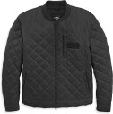 Harley-Davidson Men 039 S Coastal Quilted Waxed Canvas Riding Jacket- Asphalt 97107-22VM