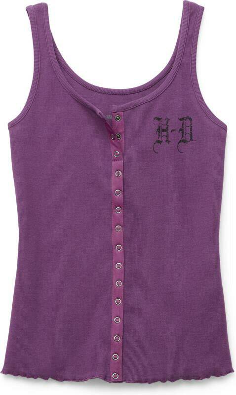 Harley-Davidson Tank-Knit- Wood Violet | 96441-22VW