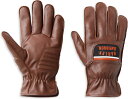 Harley-Davidson Hampton Leather Gloves For Men- Chocolate Brown | 98137-22VM