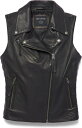 Harley-Davidson Women'S Electric Leather Vest- Black Beauty 2 | 97040-22VW