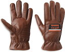 Harley-Davidson Hampton Leather Gloves For Women- Chocolate Brown | 98194-22VW