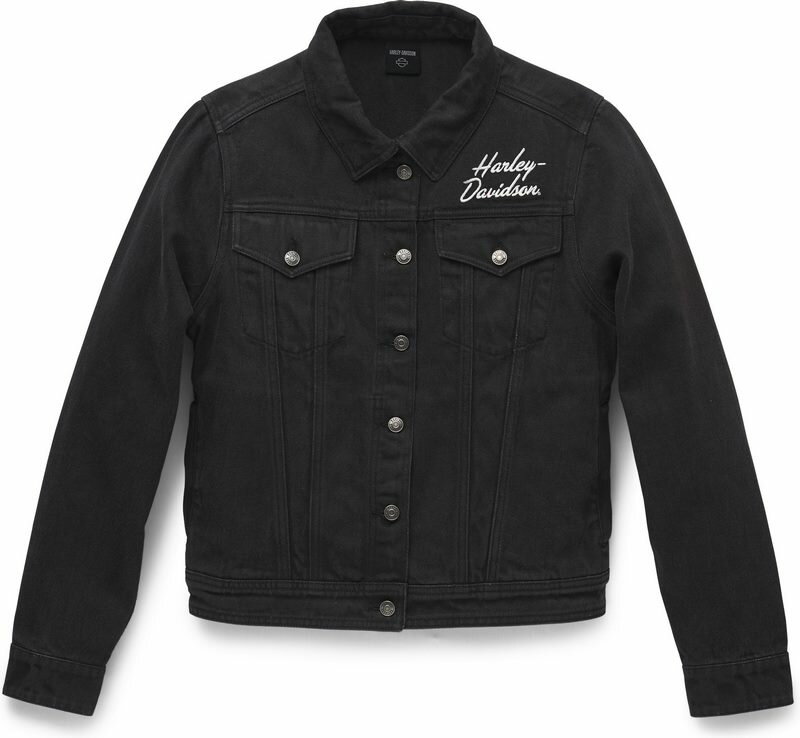 Harley-Davidson Jacket-Denim- Black Denim | 96494-22VW