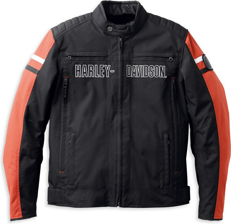 Harley-Davidson Men'S Hazard Waterproof Textile Jacket- Colorblock-Des...