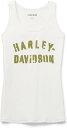 Harley-Davidson Women'S Ultra Classic Stencil Tank- Cloud Dancer | 96438-22VW