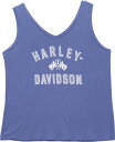 Harley-Davidson Tank-Knit- Gray Blue | 96630-22VW
