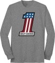 Harley-Davidson Men'S #1 Race Graphic Long Sleeve Tee- Heather Grey | 99132-22VM