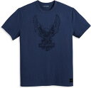 Harley-Davidson Men'S Road Captain Tee- Grey Blue | 96056-23VM