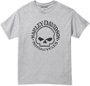 Harley-Davidson Men'S Skull Graphic Tee- Medium Heather Grey | 99146-22VM