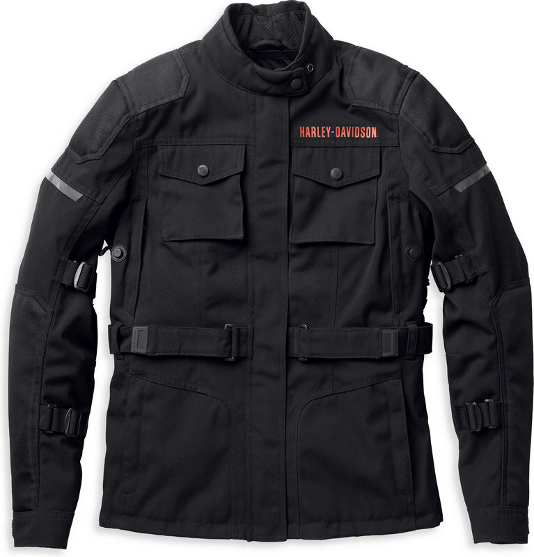 Harley-Davidson Women'S Quest Triple Vent System" Jacket- Black | 98184-22EW