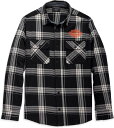 Harley-Davidson Men'S Road Captain Shirt- Black Plaid | 96145-23VM