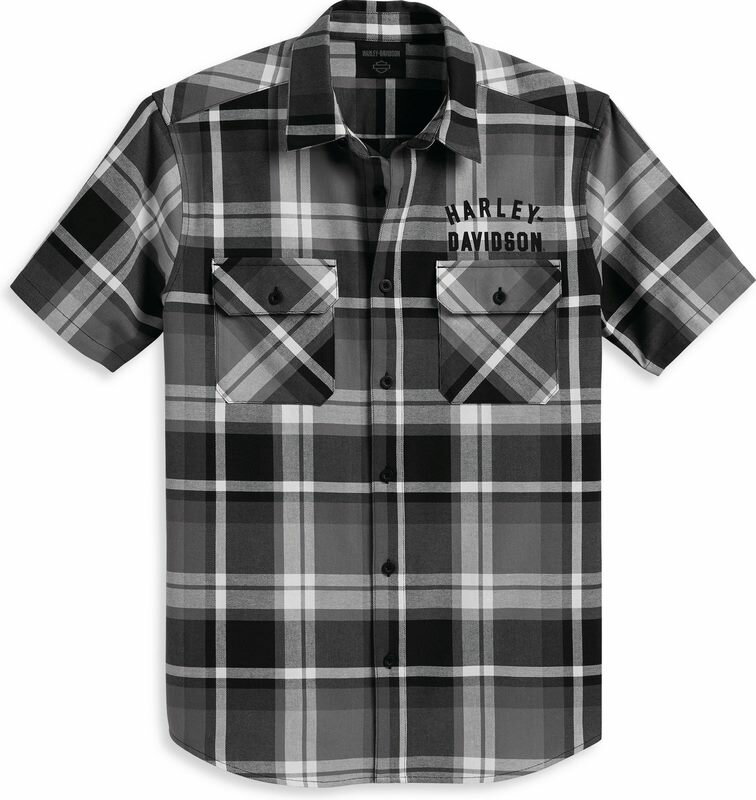 Harley-Davidson Men'S Staple Plaid Shirt- Natural Plaid | 96159-23VM