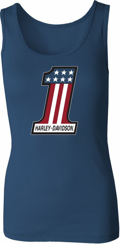 Harley-Davidson Tank-Knit- Federal Blue | 96652-