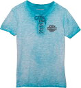 Harley-Davidson Tee-Knit- Gray Blue | 96226-23VW