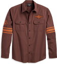 Harley-Davidson Shirt-Woven- Java | 96130-23VM