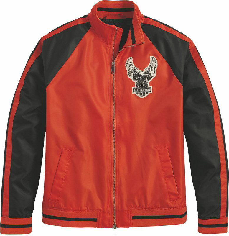 Harley-Davidson Jacket-Woven- Colorblock-Design-Vintage Orange | 97409-23VM