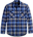 Harley-Davidson Shirt-Woven- Blue Plaid | 96118-23VM