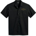 Harley-Davidson Shirt-Woven- Black Beauty | 96161-23VM