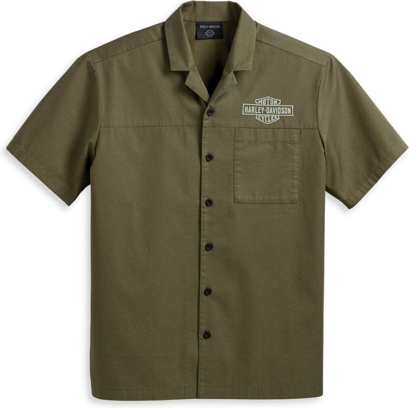 Harley-Davidson Shirt-Woven- Grape Leaf | 96162-