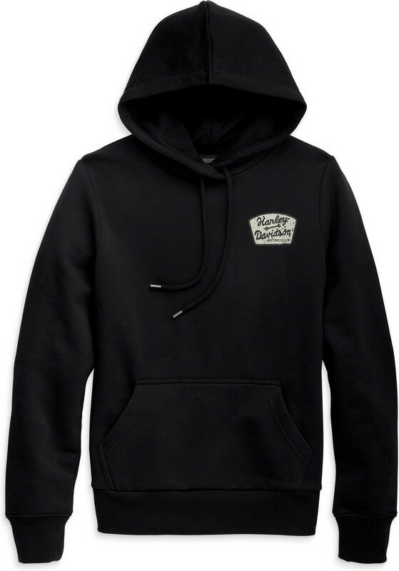 Harley-Davidson Women 039 S Special Machinist Pullover Hoodie- Black Beauty 96178-23VW