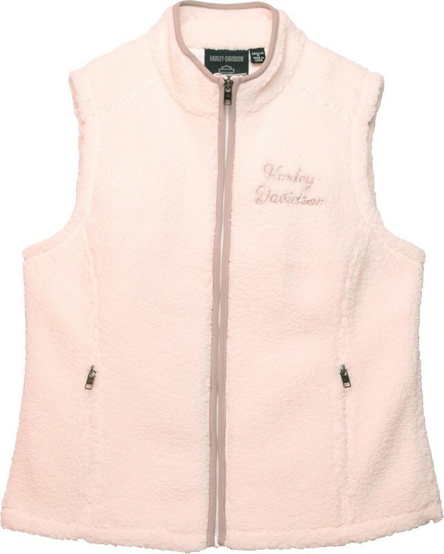 Harley-Davidson Women'S Shift Gears Sherpa Vest- Cloud Dancer | 96191-23VW