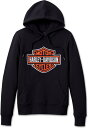 Harley-Davidson Women'S Custom Bar & Shield Pullover Hoodie- Black Beauty | 9901...