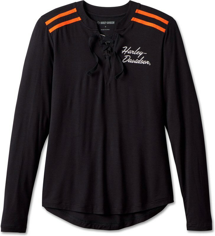Harley-Davidson Henley-Knit- Black Beauty | 99017-23VW