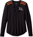Harley-Davidson Henley-Knit- Black Beauty | 99017-23VW