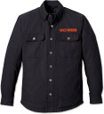 Harley-Davidson Men'S Operative Riding Shirt Jacket- Black | 98100-23EM