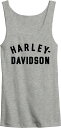 Harley-Davidson Women'S Ultra Classic Racer Font Tank- Light Grey Heather | 9901...